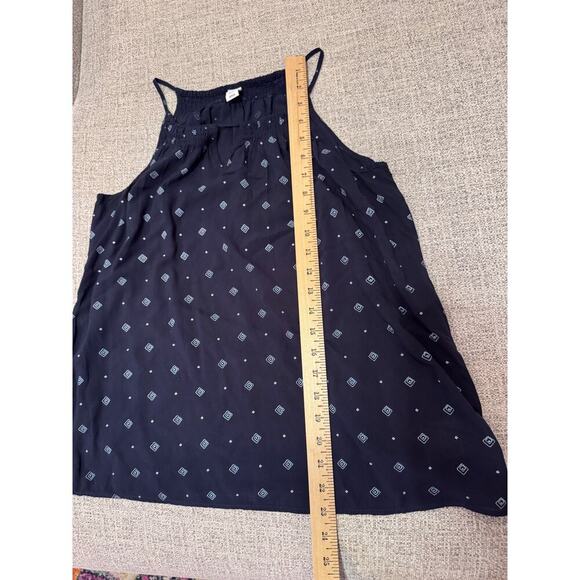 Old Navy Blue White Spaghetti Strap Lightweight Tank Top Shirt Sz M - Picture 4 of 8